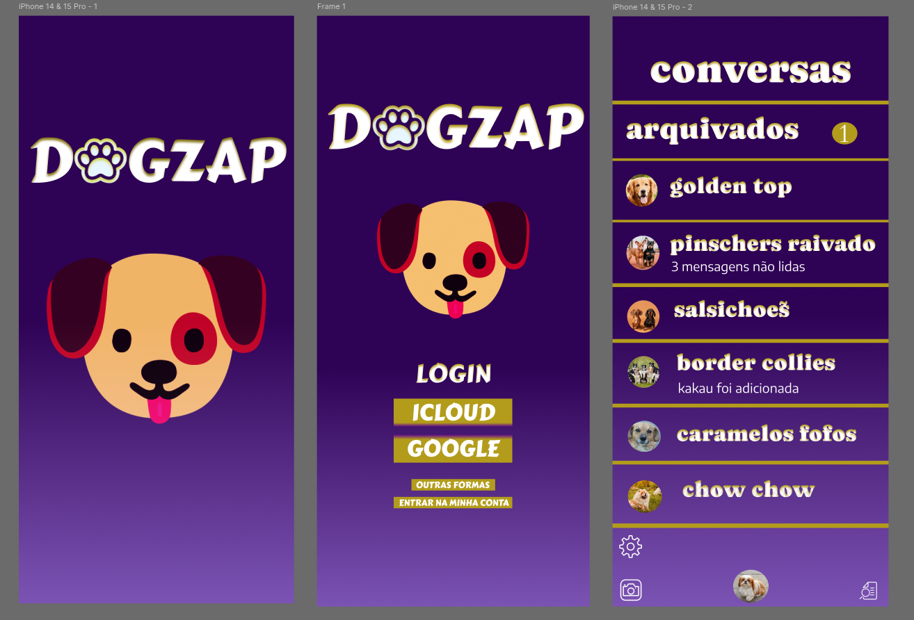 Imagem do projeto do FIGMA